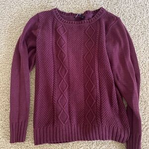 Women's Burgundy Sweater